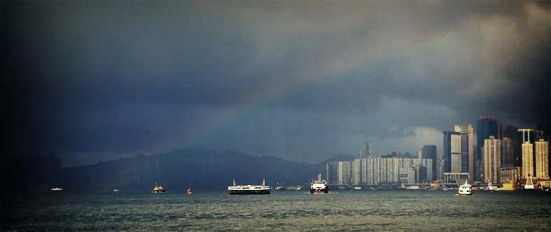 Urban photography by Selina Cheng, rainbow